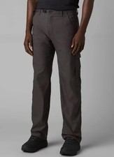Prana Stretch Zion Pant II Mens 32x30 Relaxed Fit Straight Leg Dark Iron 95
