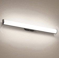 LED Bathroom Wall Light Over the Mirror Black White IP44 Indoor Wall Lights