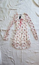 Cherry Lace Long Sleeve Dress