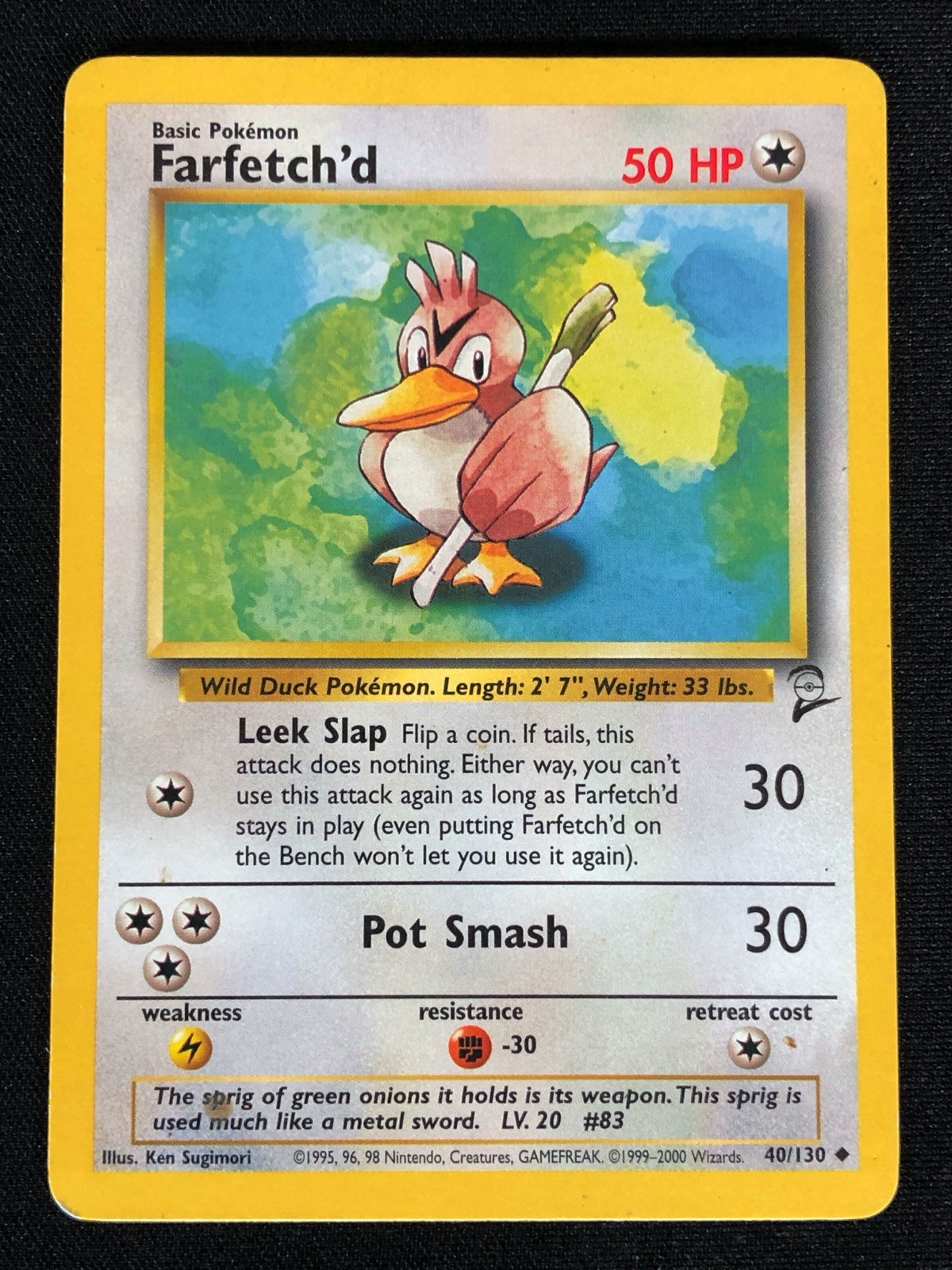Pokemon Farfetch'd 40/130 Common (LP)