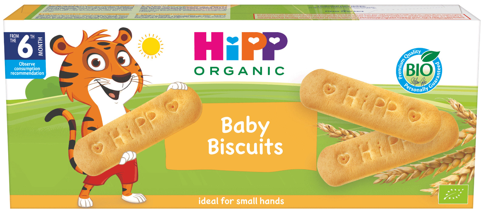 HIPP ORGANIC BABY BISCUITS Snacks Cookies From 6+ Months 180g 6.3oz