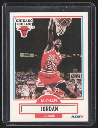 1990-91 Fleer #26 Michael Jordan Chicago Bulls HOF