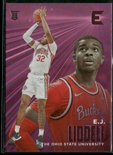 2022 Panini Chronicles Draft Picks #8 E.J. Liddell Essentials Pink