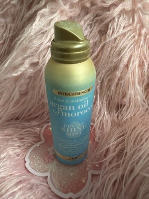 OGX Shine + Revitalize Argan Oil Of Morocco Dry Oil Mist  5oz NEW*NO DUSTCAP*