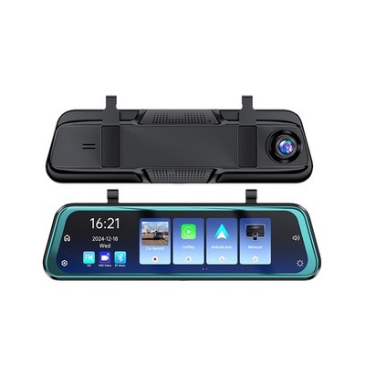 4K 10'' Rear View Mirror Camera, Dash Cam Front and Rear for Car