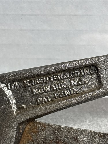 Vintage Kraeuter & Co US Military 8" Fence Pliers WW1 rare Newark, New Jersey - Picture 2 of 11