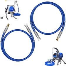 2 Pcs 4 Ft Airless Paint Spray Extension Hose Compatible with Graco 247338, 3/16