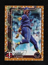 2025 Topps Holiday Collector's Tin Gold Holiday Lights Royce Lewis #H194 08nc
