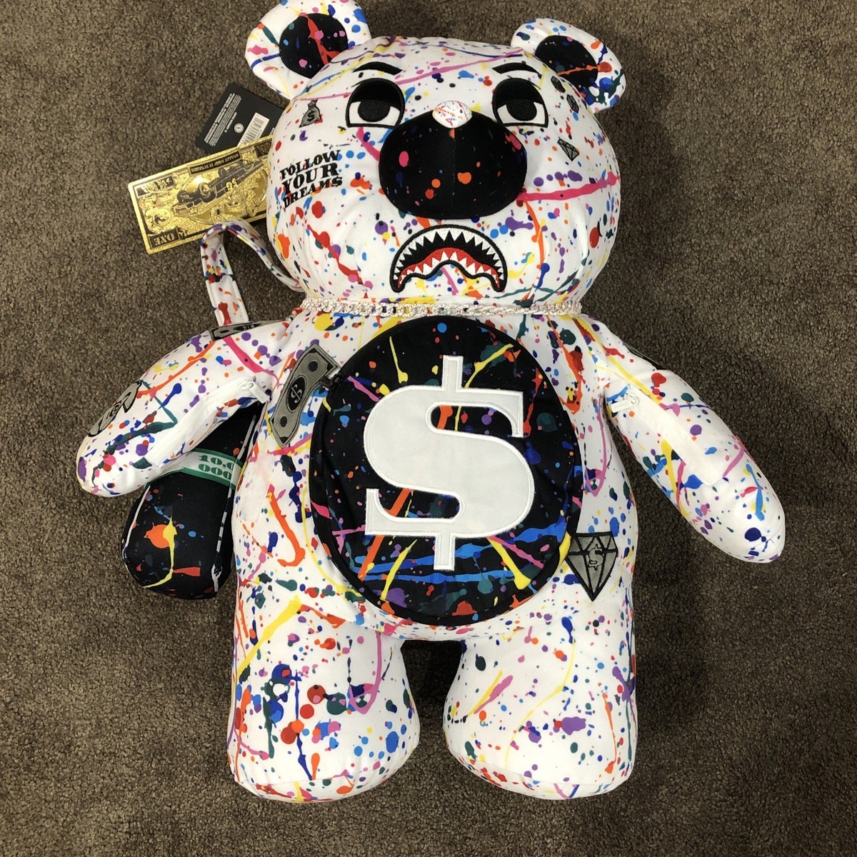 Sprayground Multicolor Plush Backpack Last re up on the spraygrounds bags. Full inventory now  main image 4