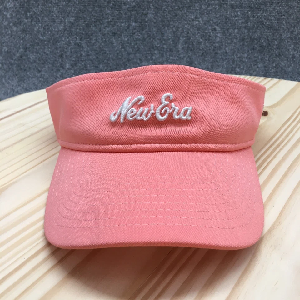 New Era NFL Visor Hat Unisex Pink OSFA Adjustable Curved Bim Embroidered Logo - Image 2 of 4