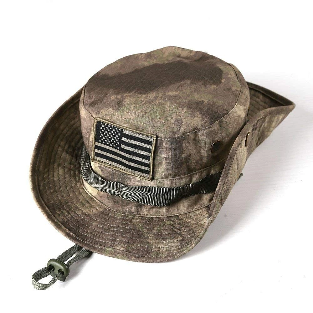 Breathable Mesh Boonie Sun Hat for Men & Women, Wide Brim Sun & Fishing Hat w...