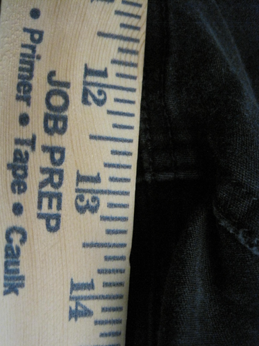 Cato Est 1946 schwarze Denim Jeans Größe 24 W Damen gerades Bein bestickte Taschen - Bild 18 von 23