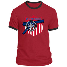 St. Louis Gunners Ringer T-shirt Cotton | Football Team