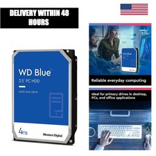 Western Digital 4TB WD Blue Internal HDD 5400 RPM SATA 3.5 WD40EZAZ
