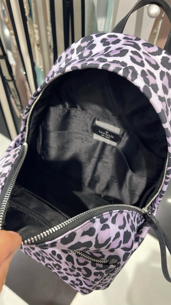Kate Spade Chelsea Spotted Leopard Medium Backpack
Violet Mist
NWT Kate Spade Chelsea Spotted Leopard Medium Backpack Violet  main image 4