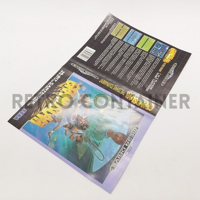 Vintage Game SEGA GENESIS MEGA DRIVE - Grandlam Tennis - Cover Only - Cover