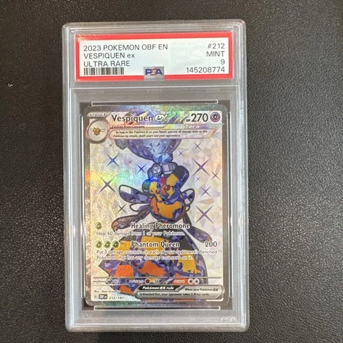 PSA 10 Vespiquen ex 212/197 Obsidian Flames Ultra Rare Pokemon Card