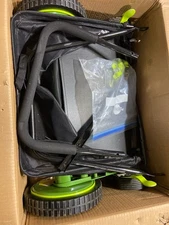 Sun Joe Manual Mower, w/Grass Catcher, 18"