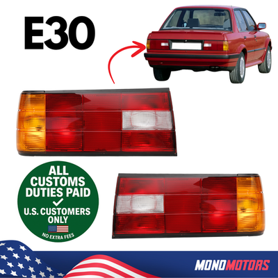 bmw E30 テールランプ左右 REAR TAIL LIGHT LEFT RIGHT SET FOR BMW E30 LATE MODEL 63211386941