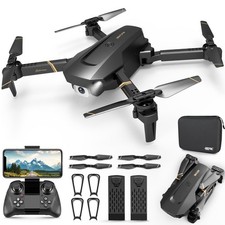 V4 Drone with Camera 1080P FPV Foldable Mini Drone for beginners adults, Grav...