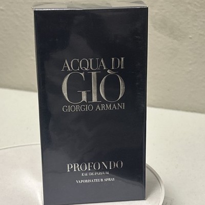 Acqua Di Gio Profondo by Giorgio Armani cologne for men EDP 4.2 oz New in Box