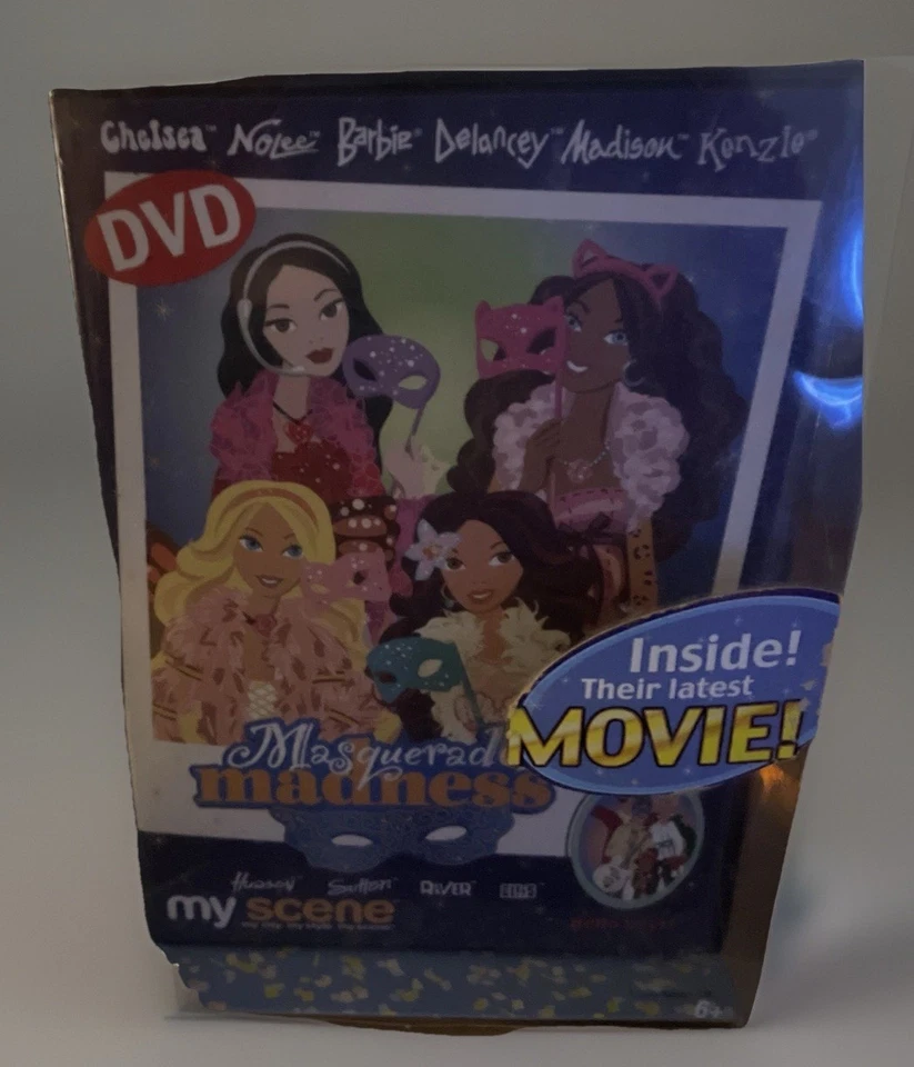 2004 Mattel My Scene BARBIE Butterfly Punk Masquerade Madness/box w/wear - Image 4 of 4