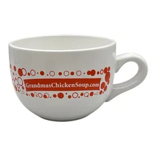 M Ware Soup Bowl Coffee Cup Mug Grandma’s Chicken Soup.com 14 Oz