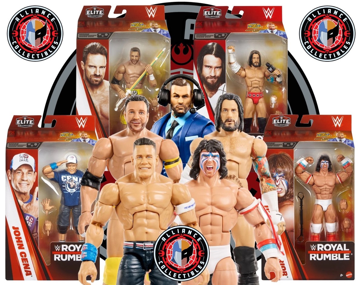 WWE フィギュア セット 多数 2026 WWE Elite Royal Rumble CENA PUNK KNIGHT WARRIOR GRAVES 6