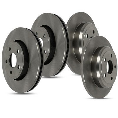 Brake Rotors 4pcs Front Rear Kit For Dodge Durango Jeep Grand Cherokee 2011-2020