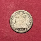 (1) Beautiful Antique 1853-P Seated Liberty Dime ARROWS G-GOOD NICE FILLER
