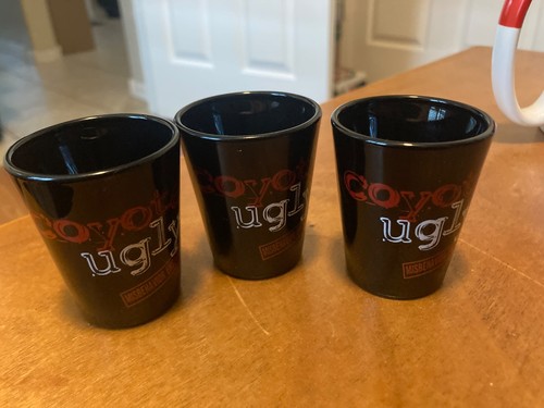 3 Coyote Ugly MisBehavior Encouraged Shot Glasses REAL NICE SET OF 3
