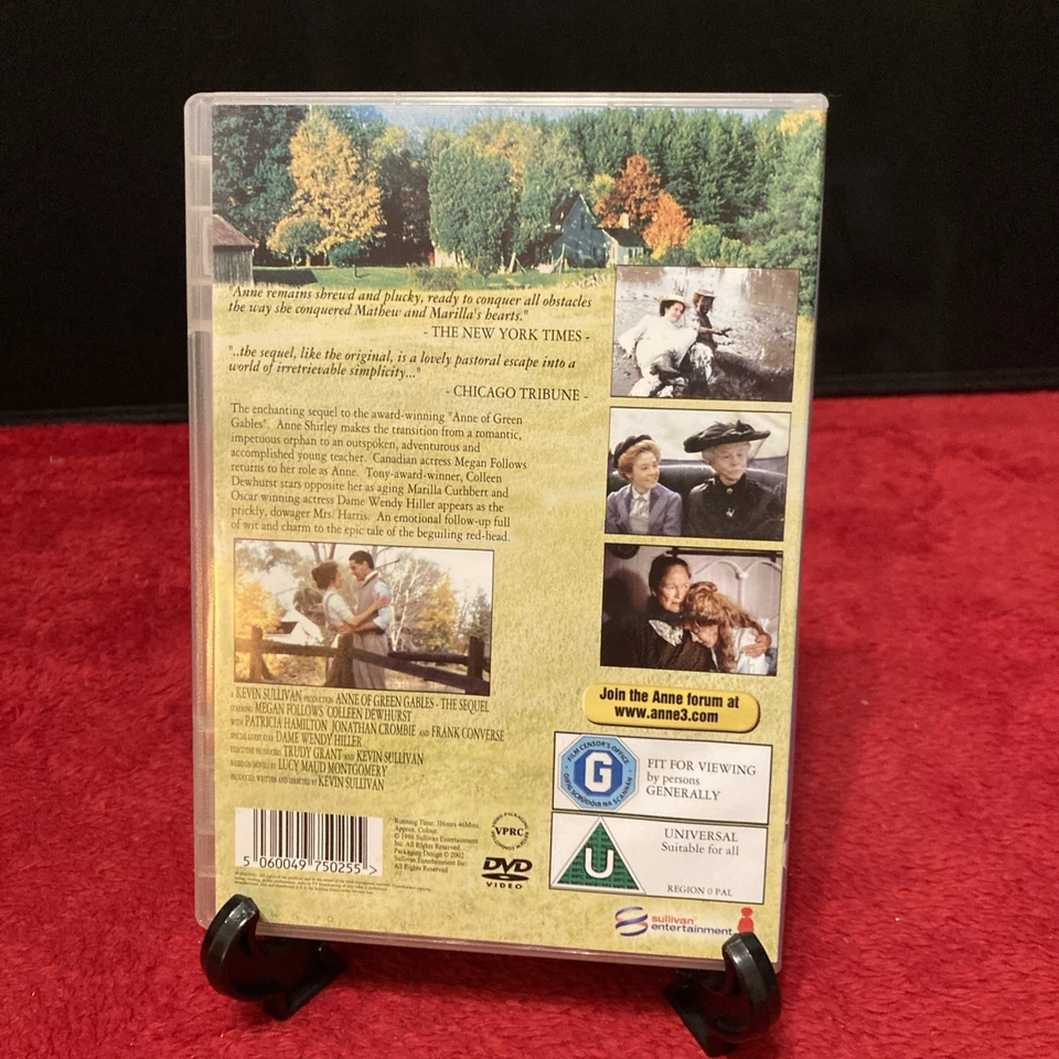 Anne Of Green Gables - The Sequel DVD Drama Megan Follows Region 0 - Image 2 of 4