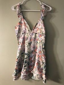 talulah floral mist midi dress