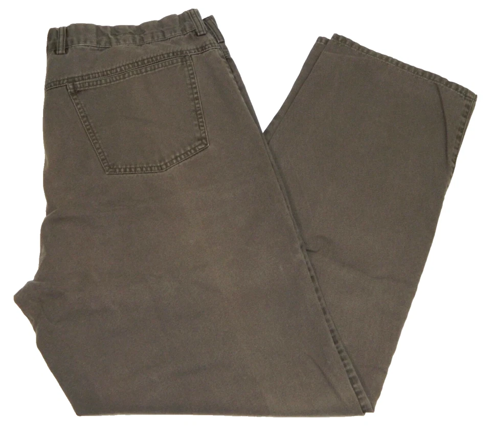 Men's Tommy Bahama Brown Denim Trouser Pocket Jeans Tag 38 measured Size 37x32 - Image 4 of 4