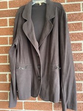 brown blazer women large