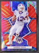 2022 Gabriel Davis Red Shock Mosaic /9 MINT  SSP - Super Short Print Bills 