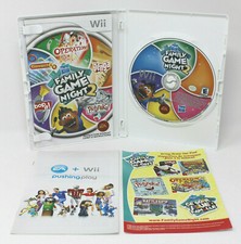 Wii Family Game Night 2 Hasbro (Nintendo Wii, 2009) Tested - Works