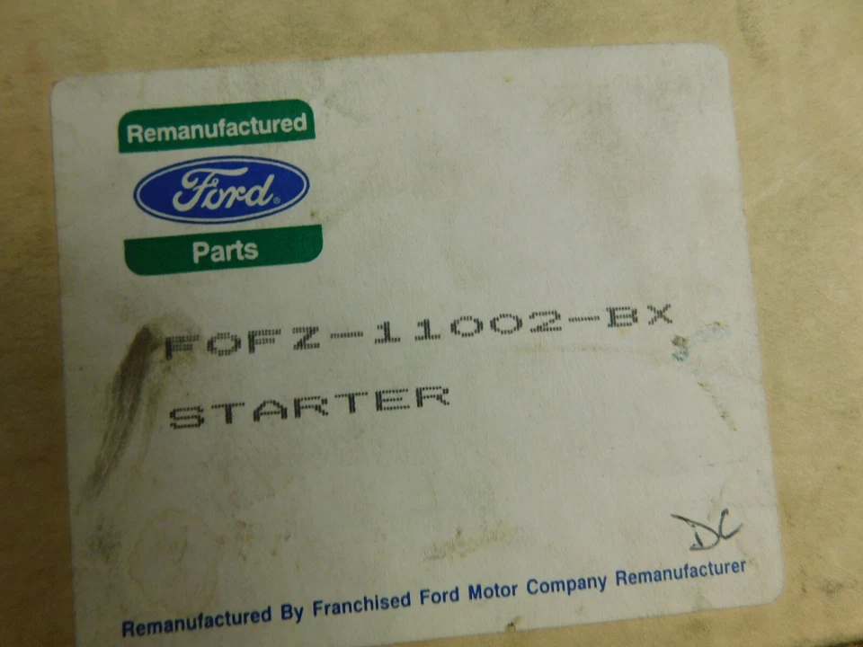 NUEVO 1991-1996 FORD ESCORT Y MERCURY TRACER ARRANQUE ASBY F0FZ-11002-BX Foto 4 de 4