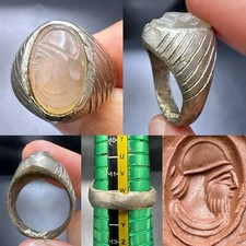 Roman  agate  old stone engraving wonderful Ring