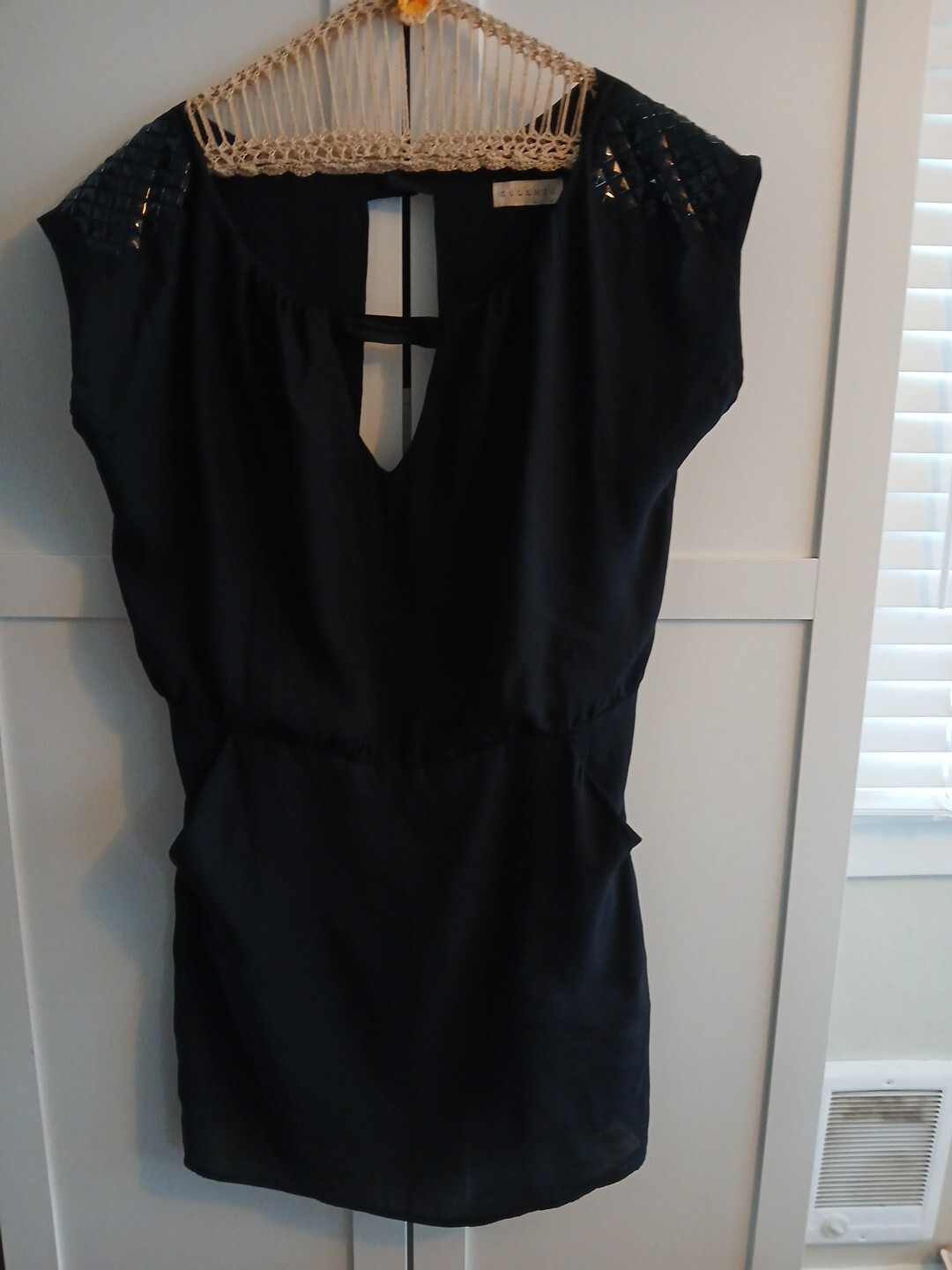 Solemio Women's  Black Mini Dress Size L