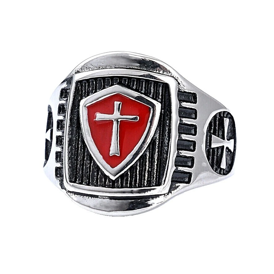 Anillo de 10 Anillos de sello de Esmalte para hombres