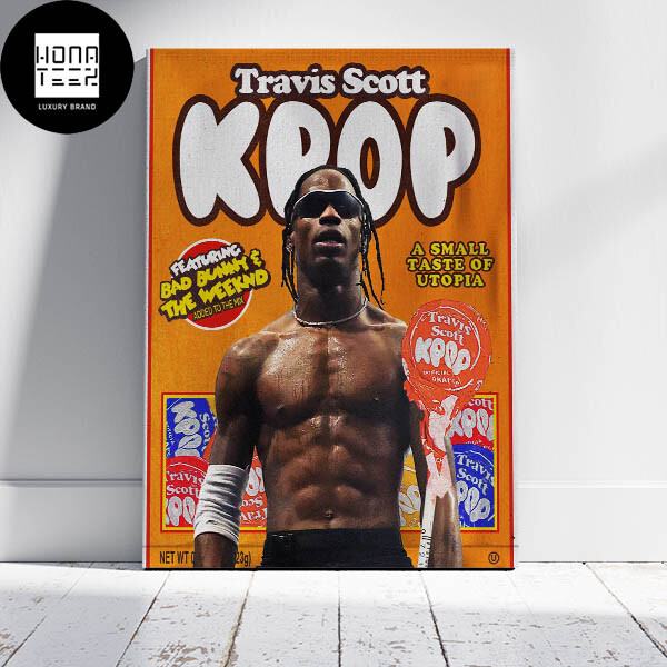Travis Scott New Song KPOP A Small Taste Of Utopia Poster