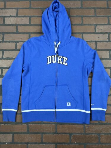 Nike Duke Basketball Full Zip Jacket Blue Devil College Boys Large - Afbeelding 1 van 11