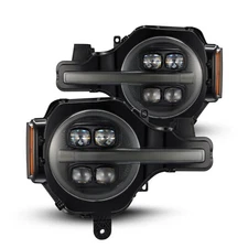 For 21-25 Ford Bronco Alpha Black Nova LED Projector Headlights Headlamps