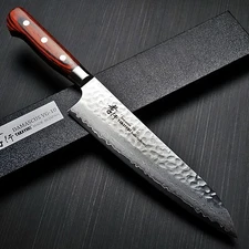 Japanese Sakai Takayuki Hammered 33 Layers Damascus VG10 Chef Knife 210mm Japan