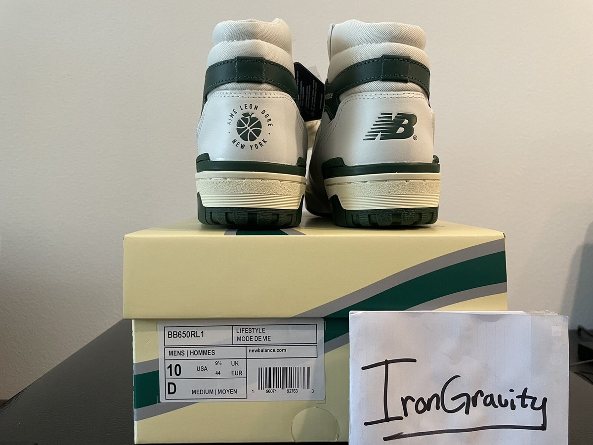 New Balance NB x Aime Leon Dore ALD 650R Green Size 10
