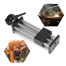 Dual Optical Axis Manual Sliding Table Linear Rail Guide Guide Slide Table