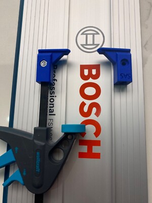 Bosch Schienensäge FSN Führungsschiene Klemmfüße passend für Wolfcraft Klemme - (PK2)
