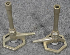 Two Vintage Fisher Scientific Lab Gas Bunsen Burners Made in USA