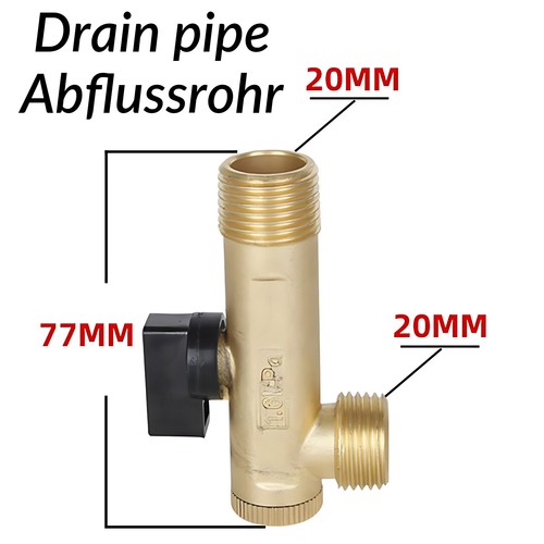 220V 1/2" 3/4" 1" Magnetventil Timing Automatischer Wasserablass Luftkompressor - Bild 14 von 17